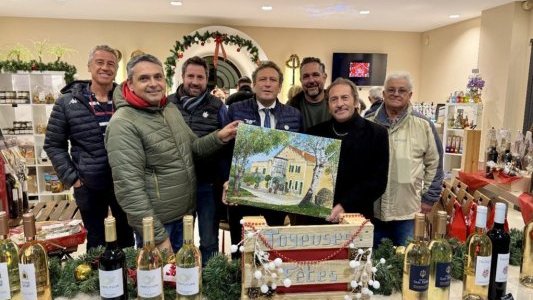  Le peintre Robert Semelle immortalise la Cave des Vignerons