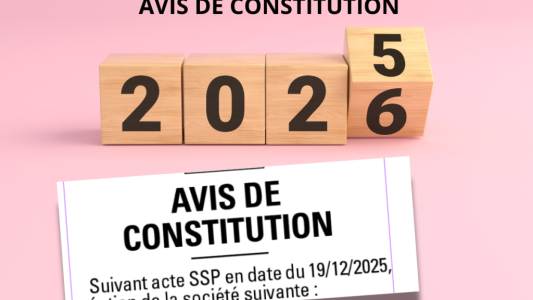 Création de société : détail des tarifs 2026 de l'annonce légale de constitution selon le statut juridique