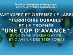 Lancement de la 2e édition du label "territoire durable - une cop d'avance" pour répondre au changement climatique