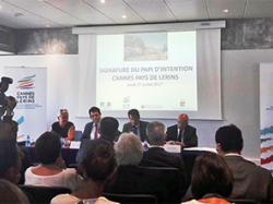 Prévention du risque inondation : Signature du Programme d'Actions et de Prévention des Inondations (PAPI) d'intention de l'Agglomération de Cannes