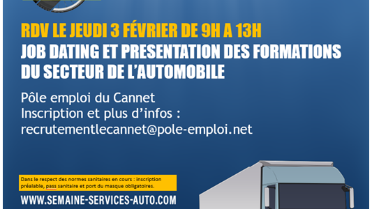 Métiers de l'automobile : jobdating et opportunités de formation le 3 février au Cannet