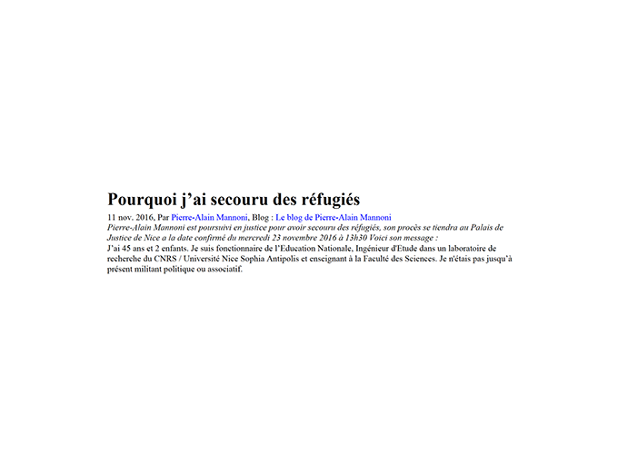 Lettre ouverte des univer