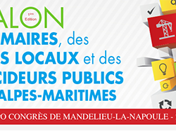 Premier Salon des maires, élus locaux et décideurs publics des Alpes-Maritimes : ce sera le 22 septembre !