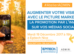 #AtelierADMIN : Gagner en visibilité avec le picture marketing