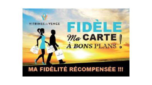 Les Vitrines de Vence lancent « FIDELE » la carte fidélité multi commerces