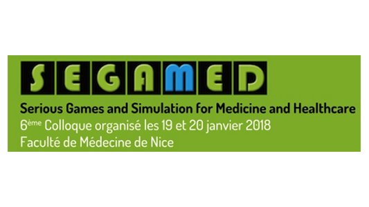 6e édition de SeGaMed les 19 et 20 janvier 2018 à la faculté de Médecine de Nice