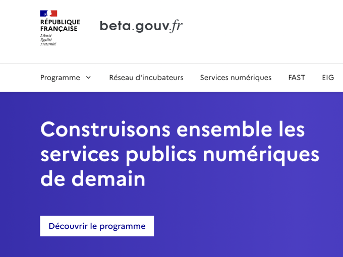 beta.gouv.fr : 213 Startu