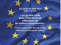 Conférences et ateliers à Cannes : « La Société civile dans l'État de droit, réflexions sur les valeurs européennes »