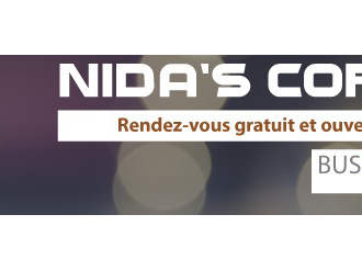 Ce vendredi lancement NIDA's coffee au Business Pôle de Sophia