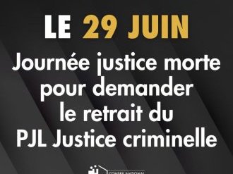 Justice : les avocats appelés à une journée nationale de mobilisation le 29 juin contre le projet de loi « SURE »