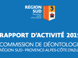 Remise du quatrie ?me rapport de la Commission de de ?ontologie de la Re ?gion Provence-Alpes-Co ?te d'Azur