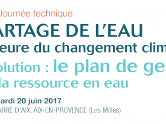 Journée technique partage de l'eau et plan de gestion de la ressource le 20/06 à Aix-en-Provence
