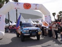 160 équipages féminins se sont élancés depuis Nice pour la 35e édition du Rallye Aïcha des Gazelles du Maroc
