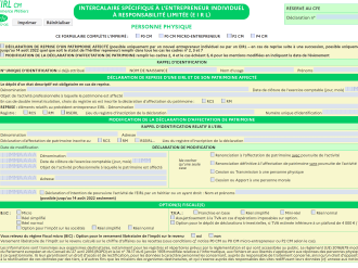Déclaration relative aux dirigeants et autres personnes liées à l'exploitation d'un GIE (G3) (Formulaire 11930*03)