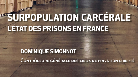 Dominique Simonnot invitée de la faculté de Droit pour une conférence sur le thème de la surpopulation carcérale 