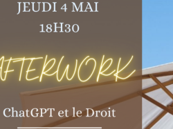 Afterwork AFJE 06 : "ChatGPT et le droit"