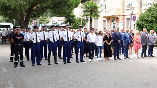 Mandelieu : Deux ans après le drame, un nouvel hommage rendu au gendarme Éric Comyn