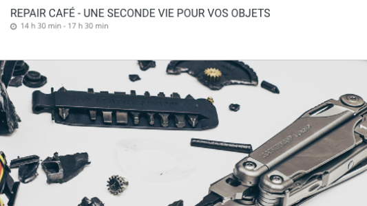Le 10 mars au CEEI réparons au lieu de jeter !