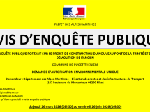 Puget-Théniers : une enquête publique sur le projet de nouveau pont de la Trinité