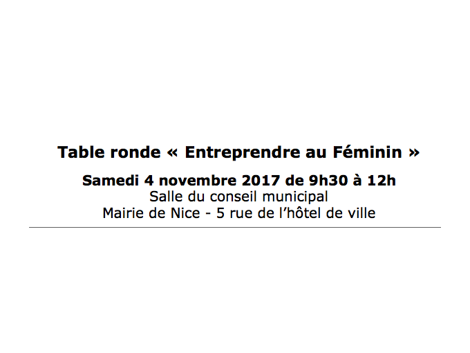 Table ronde « Entreprendr