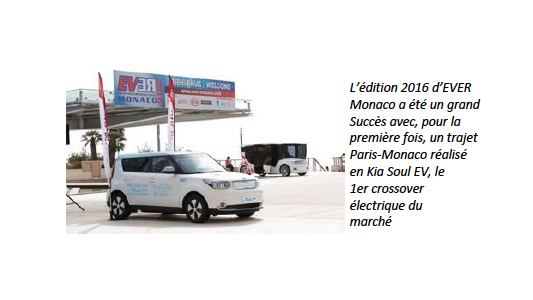 Les solutions mobilité propre sont au Salon EVER MONACO 2017