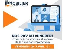 Webinar Club de l'Immobilier : " Impacts économiques et sociaux de la crise dans l'immobilier"