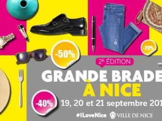 Deuxième édition de la Grande Braderie à Nice du 19 au 21 septembre 2019