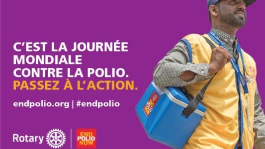 Les clubs rotariens azuréens mobilisés pour la Journée mondiale pour l'éradication de la polio le 21 octobre