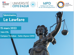 Séminaire LADIE : "Le lawfare" 