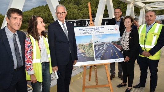 La vitesse sur l'A57 restera à 70 km/h après la fin des travaux en 2025
