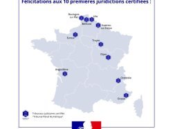 Le TJ de Grasse certifié « Tribunal Pénal Numérique » avec un prix d'excellence