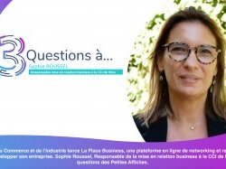 3 questions à Sophie Roussel, CCI NCA sur la "Place Business" 