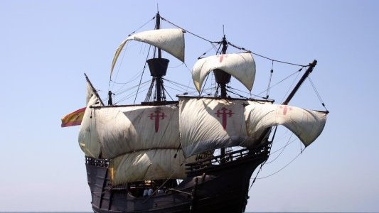 A Cavalaire-sur-Mer, le Nao Victoria a fait escale au port Heraclea