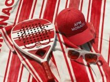 APM Monaco installe un terrain de padel éphémère face au Casino de Monte-Carlo au profit de la Fondation Prince Albert II