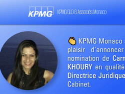 Carmen KHOURY nommée Directrice Juridique KPMG Monaco