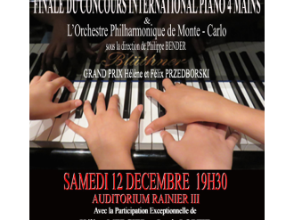 3ème Concours International de Piano à 4 mains - Lions Club de Monaco