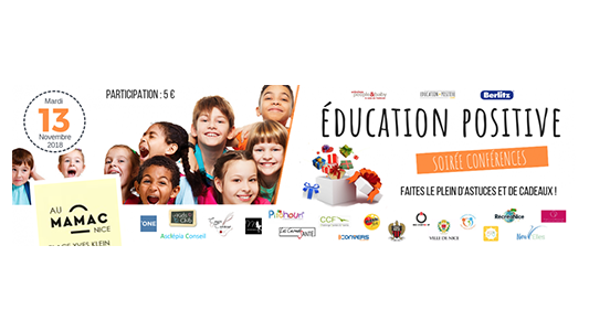 Deux conférences à destination des parents : éducation positive mieux vivre en famille