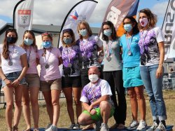 Parachutisme : Sophia Pecout, licenciée dans les Alpes-Maritimes médaillée au Championnat de France VR4 et VR8 de Saint-Florentin 