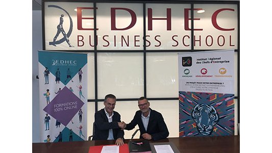 L'EDHEC et l'Institut Régional des Chefs d'Entreprise (IRCE) lancent un parcours certifiant 100% en ligne pour les Dirigeants