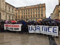 Professions de justice en colère : Nice et Grasse descendent dans la rue