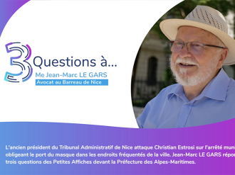 Port du masque : L'arrêté municipal de Christian Estrosi en audience référé-liberté au TA demain 