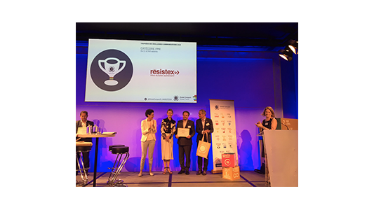 RESISTEX récompensée du Trophée 2019 de 'La meilleure Communication de Progrès d'une PME" 