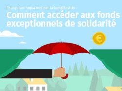Tempête Alex : 6,4 millions d'euros de fonds exceptionnels de solidarité en soutien aux entreprises sinistrées 