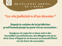Colloque AAPDS : "Droit du travail et procédure judiciaire" le 3 juillet
