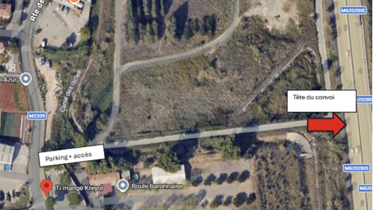 Manifestation de transporteurs jeudi 2 avril : perturbations à prévoir de 07h à 9h sur la M6202bis, sens Carros Nice
