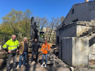À Brignoles, démolition de l'ancienne caserne à La Burlière