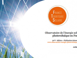  FTS-22eme Observatoire du photovoltaïque : les raccordements photovoltaïques sombrent à leur plus bas niveau historique au 1er Trim