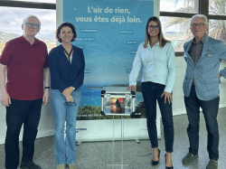 L'aéroport de Hyères récolte 1 500€ au profit des sapeurs-pompiers du Var