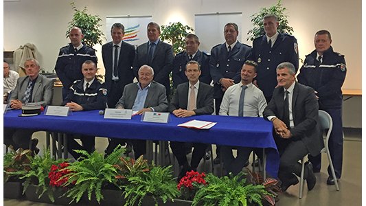 Signature de la convention de sécurisation dans les transports publics du réseau Palm Bus