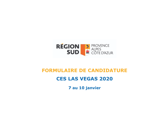 Participez au CES Las (…)